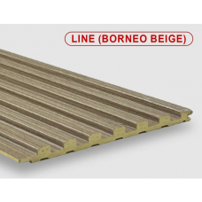 Панель бамбуковая стеновая LINE Borneo beige 2800*140 мм Панель бамбуковая стеновая LINE Borneo beige 2800*140 мм